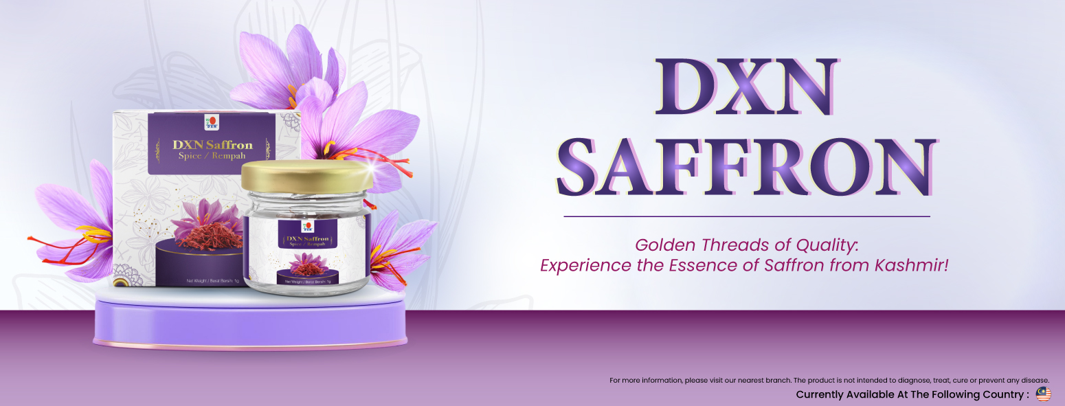 DXN Saffron Banner
