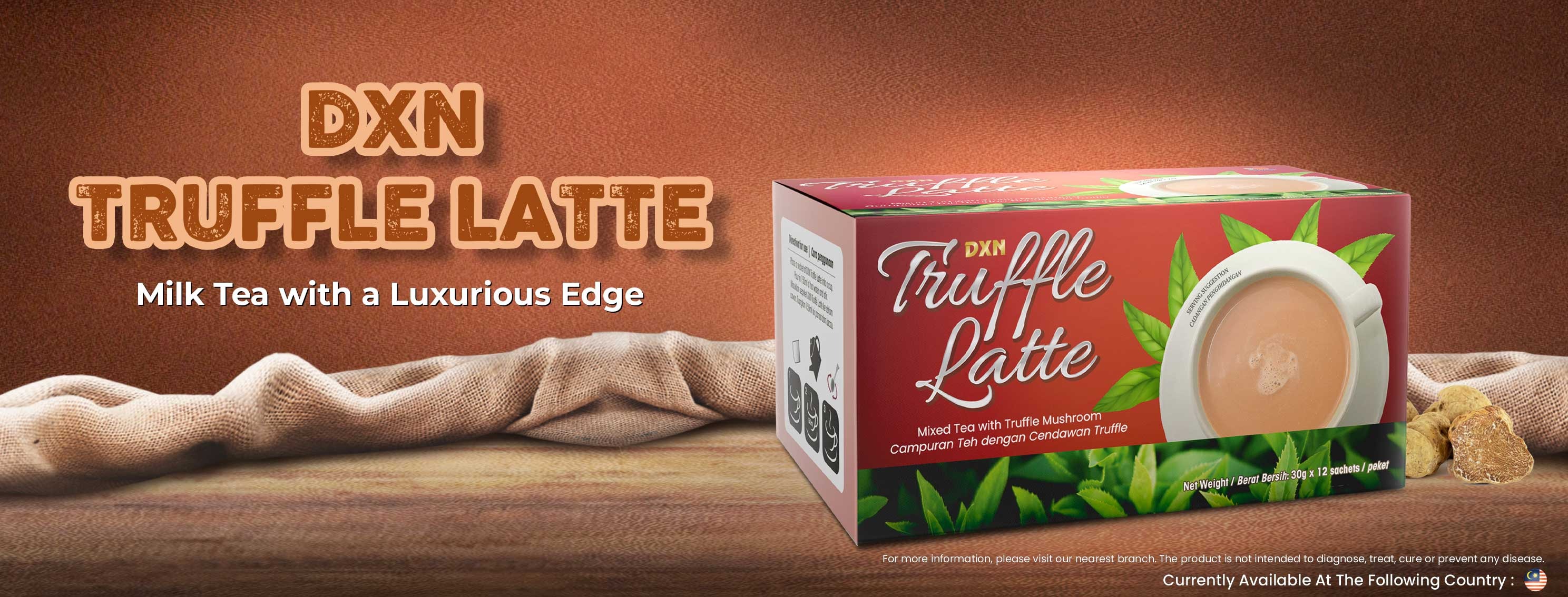 DXN Truffle Latte Banner