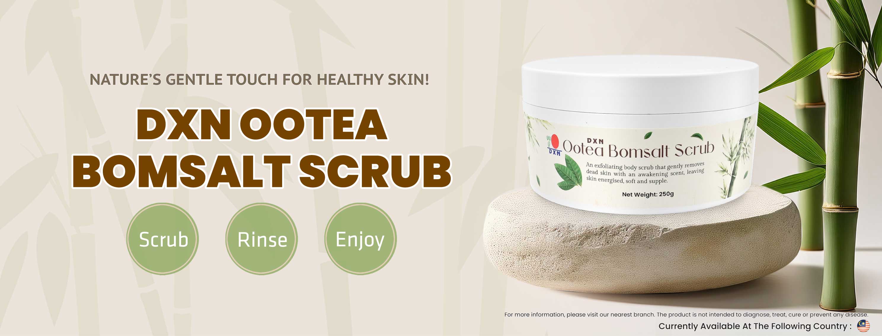 DXN Ootea Bomsalt Scrub Banner