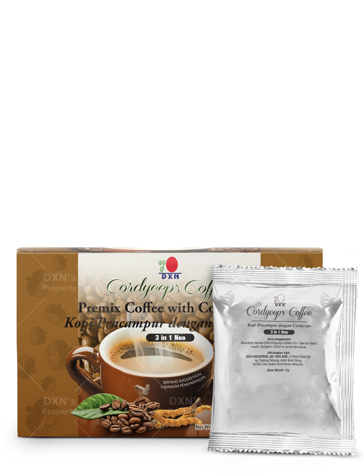 DXN Cordyceps Coffee 3 in 1 Neo