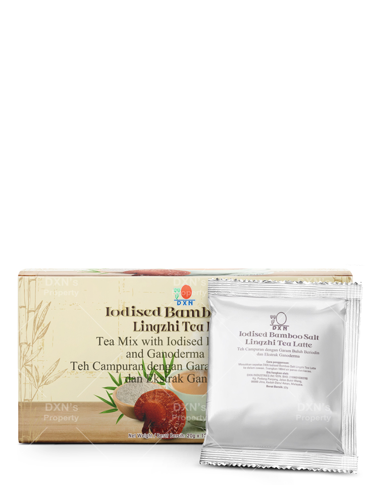 DXN Iodised Bamboo Salt Lingzhi Tea Latte