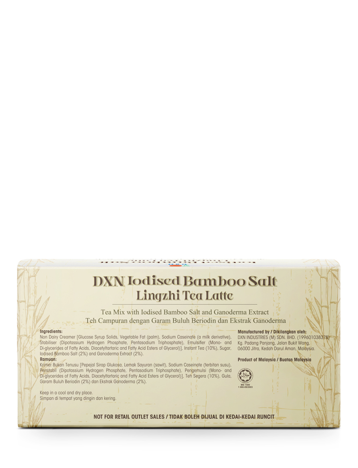 DXN Iodised Bamboo Salt Lingzhi Tea Latte