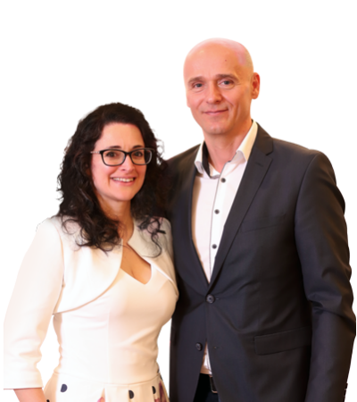 Judit Faragóné Keserű and István Faragó